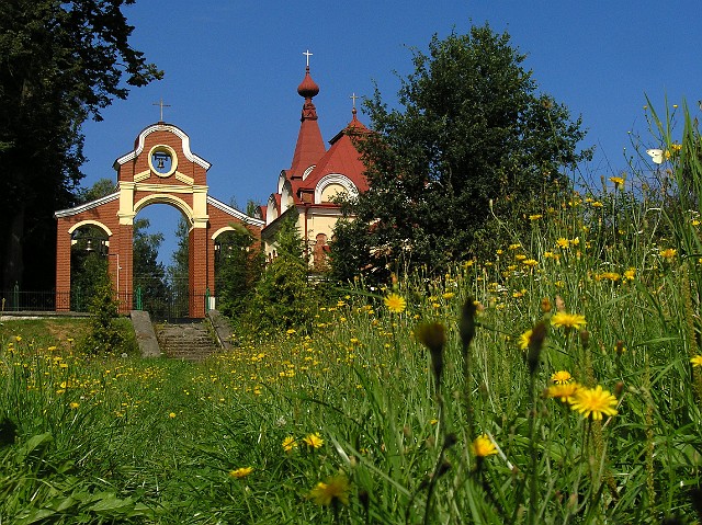 159 Topólcza. Kościół.jpg - 159 Topólcza. Kościół pw. św Izydora, dawniej cerkiew prawosławna
