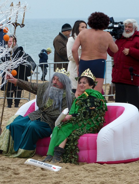 41 Gdańskie.jpg - 41 Gdańskie morsy w pierwszy dzień Nowego 2014 Roku