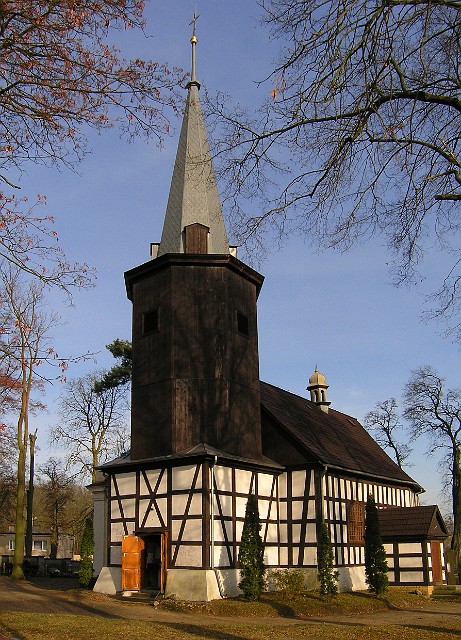 01.jpg - 01 Szachulcowy kościół św. Michała Archanioła w Uzarzewie